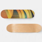Skateboard Vague arc-en-ciel (Horz)