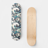 Skateboard vague asiatique de style japonais (Recto)