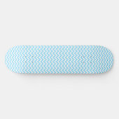 Skateboard Vague Bleue Mignonne Kawaii (Horz)