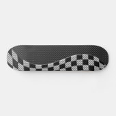 Skateboard Vague de emballage Checkered de drapeau de style (Horz)