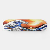Skateboard Vague de Hokusai (Horz)