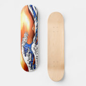 Skateboard Vague de Hokusai (Recto)