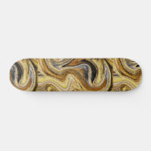 Skateboard Vague d'or (Horz)
