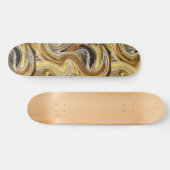 Skateboard Vague d'or (Horz)