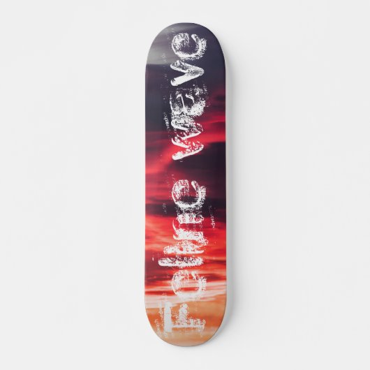Skateboard vague féline (Devant)