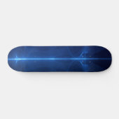Skateboard Vague lumière bleue ondulée (Horz)