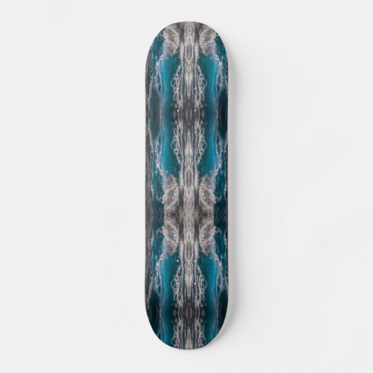 Skateboard Vague océanique (Recto)