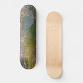 Skateboard Vague océanique Abstraite (Recto)