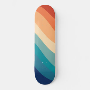 Skateboard Vague Rétro d'été #1