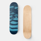 Skateboard Vagues Aqua Blue Water (Recto)