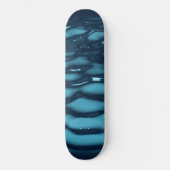 Skateboard Vagues Aqua Blue Water (Recto)