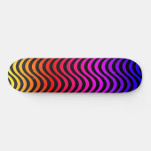 Skateboard Vagues arc-en-ciel (Horz)