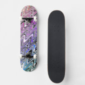 Skateboard Vagues arc-en-ciel (Recto)