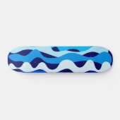 Skateboard Vagues bleues (Horz)