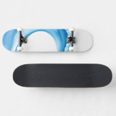 Skateboard Vagues bleues (Horz)