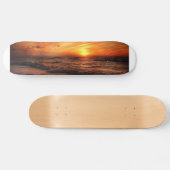 Skateboard Vagues de mer coucher du soleil (Horz)