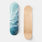 Skateboard Vagues de rêve océanique turquoise douce #3 #eau # (Recto)