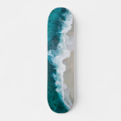 Skateboard Vagues d'océan de plage (Devant)