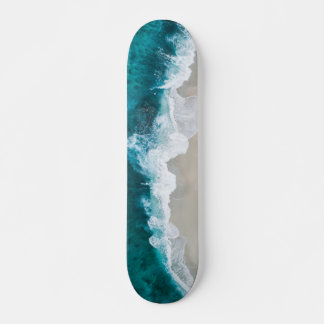 Skateboard Vagues d'océan de plage
