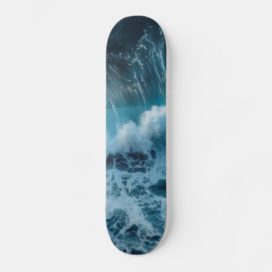 Skateboard Vagues océaniques (Recto)