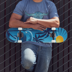 Skateboard vagues, plage+mer+Japon+mont+fuji+surf+océan