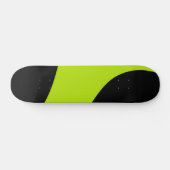 Skateboard Vagues simples en vert citron (Horz)