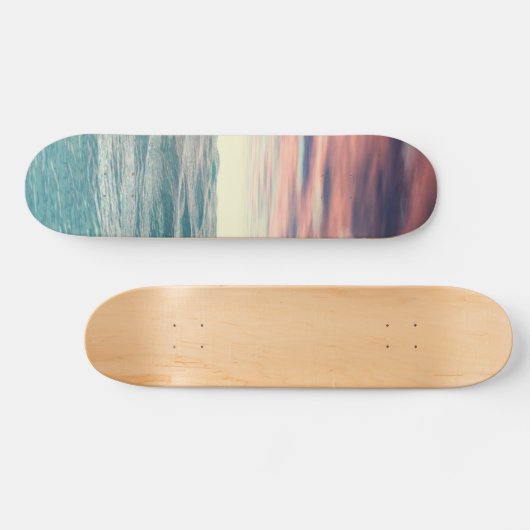 Skateboard Vagues turquoise (Horz)