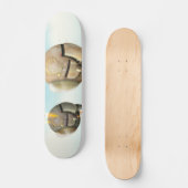 Skateboard Vaisseau spatial volant à travers une planète (Recto)