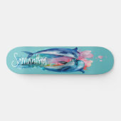 Skateboard Valentine Dolphin Couple (Horz)