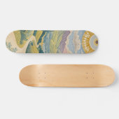 Skateboard Vallée tranquille : Paysage pastel (Horz)