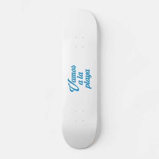 SKATEBOARD VAMOS A LA PLAYA (Recto)