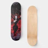 Skateboard Vampire femme Spider web gothique (Recto)