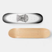 Skateboard Vampire noir et blanc (Horz)