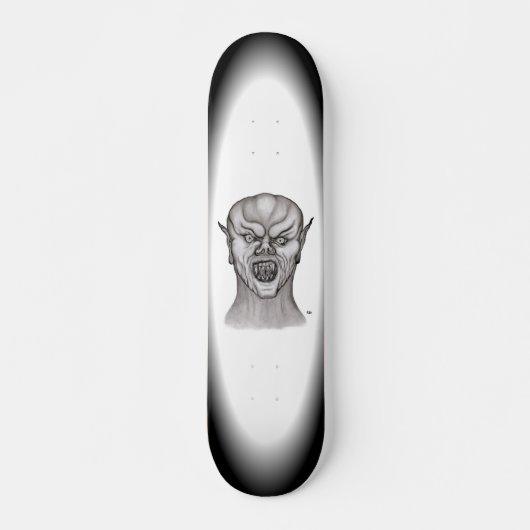 Skateboard Vampire noir et blanc (Devant)