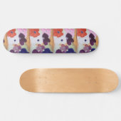 Skateboard van Anemone Spring Flowers (Horizontaal)