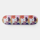 Skateboard van Anemone Spring Flowers (Horizontaal)