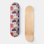Skateboard van Anemone Spring Flowers (Voorkant)