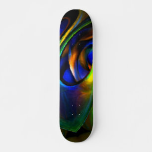 skateboard van blauwe maan