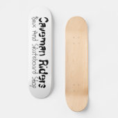 skateboard van caveman riders (Voorkant)