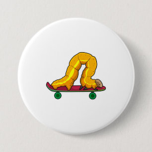 Skateboard van de derde pijler ronde button 7,6 cm