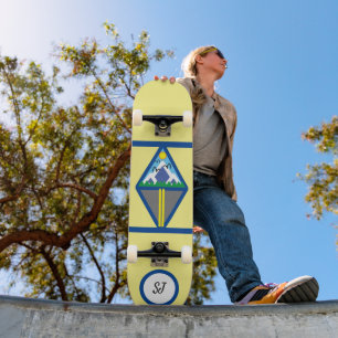 Skateboard van de  Geometrische Berg