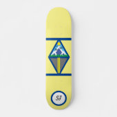 Skateboard van de  Geometrische Berg (Voorkant)