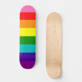 Skateboard van de LGBT (Regenboog) (Voorkant)