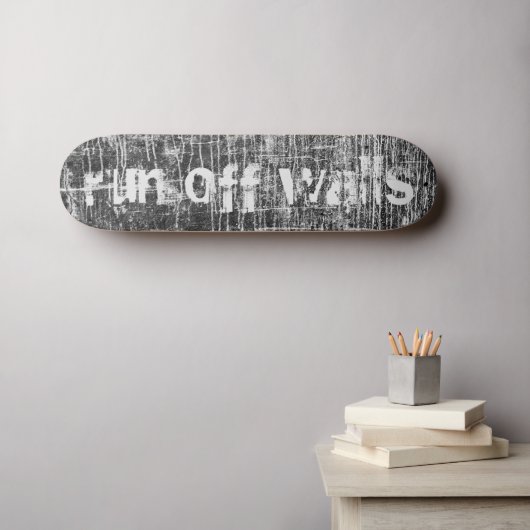 skateboard van de loopplank (Muurkunst (Horizontaal))