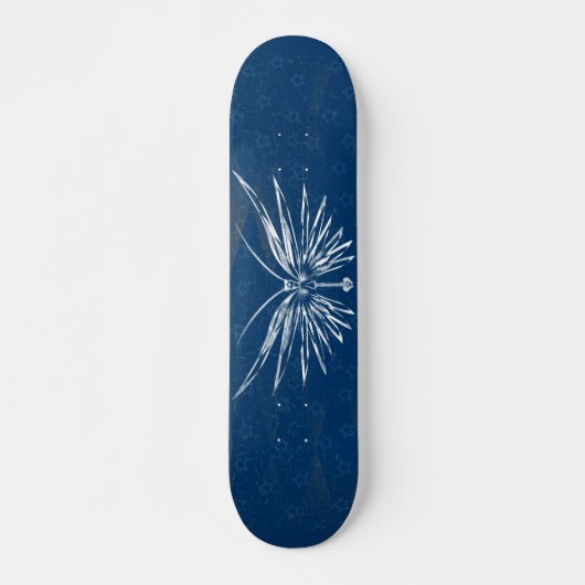 Skateboard van de schedelvlinder (Voorkant)