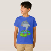 Skateboard van Dolphin T-shirt (Voorkant volledig)