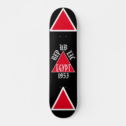 Skateboard van Egypte (Voorkant)