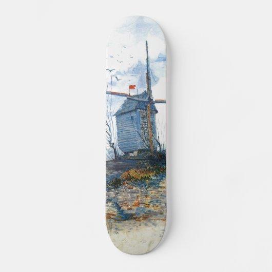 Skateboard Van Gogh : Le moulin de Galette (Recto)
