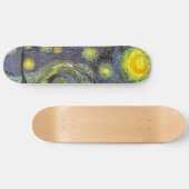 Skateboard Van Gogh : Nuit étoilée (Horz)