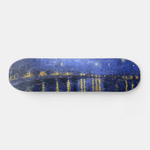 Skateboard Van Gogh : Nuit étoilée au-dessus du Rhône (Horz)